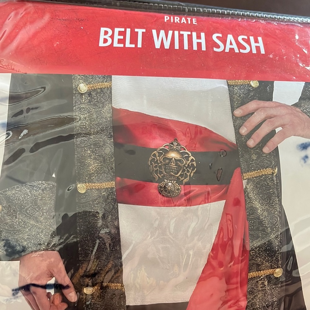 Pirate belt with sash